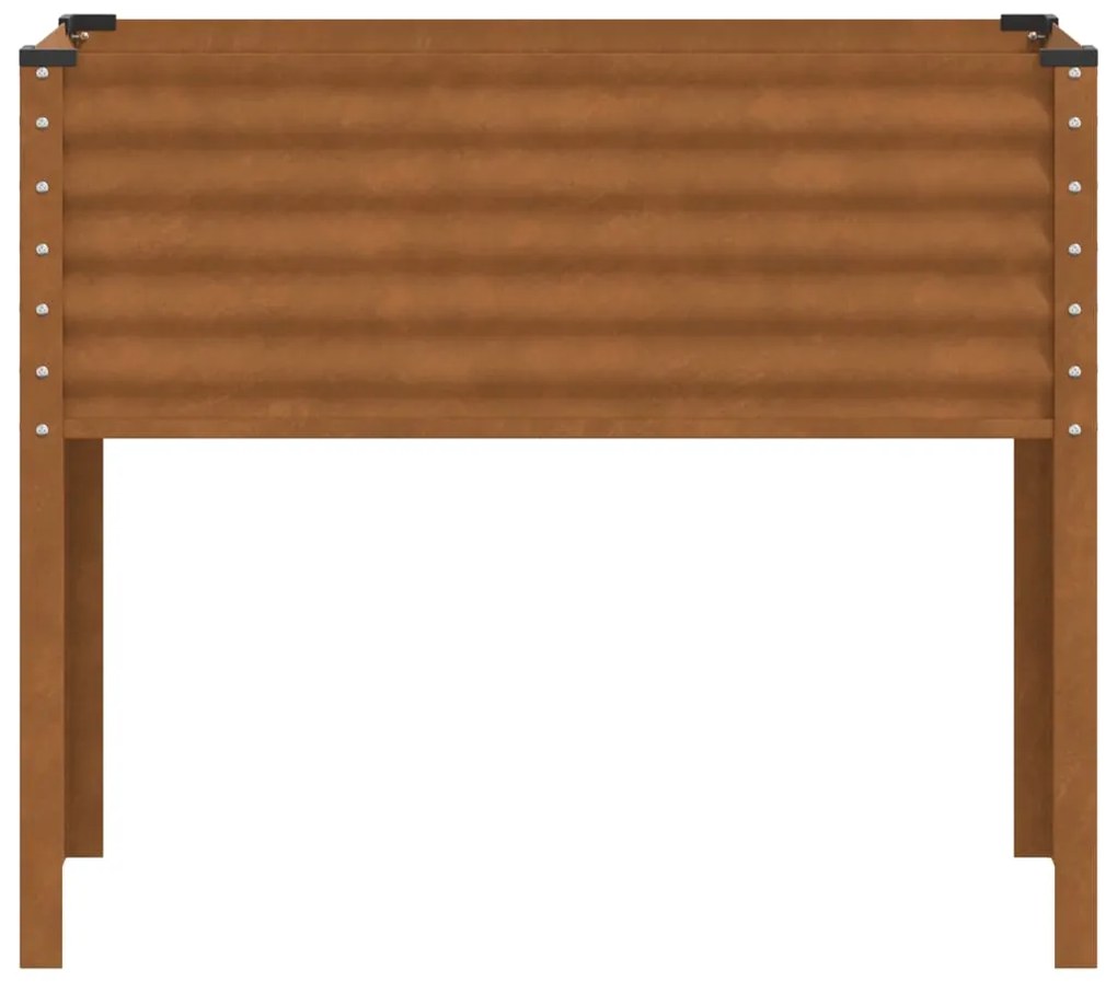 Vaso/floreira 100x41x90 cm aço resistente às intempéries