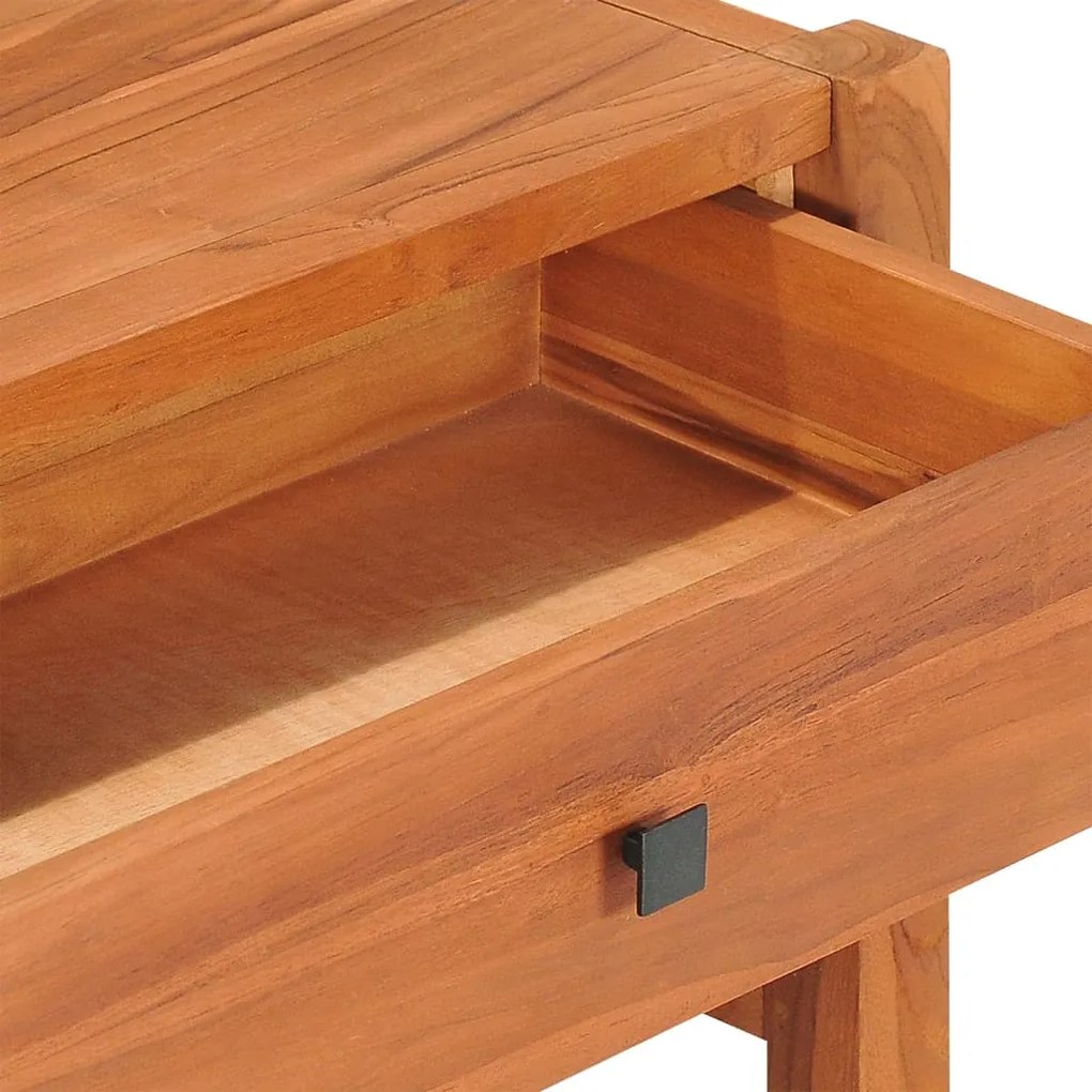 Móvel de TV com gavetas 120x40x45 cm madeira de teca maciça