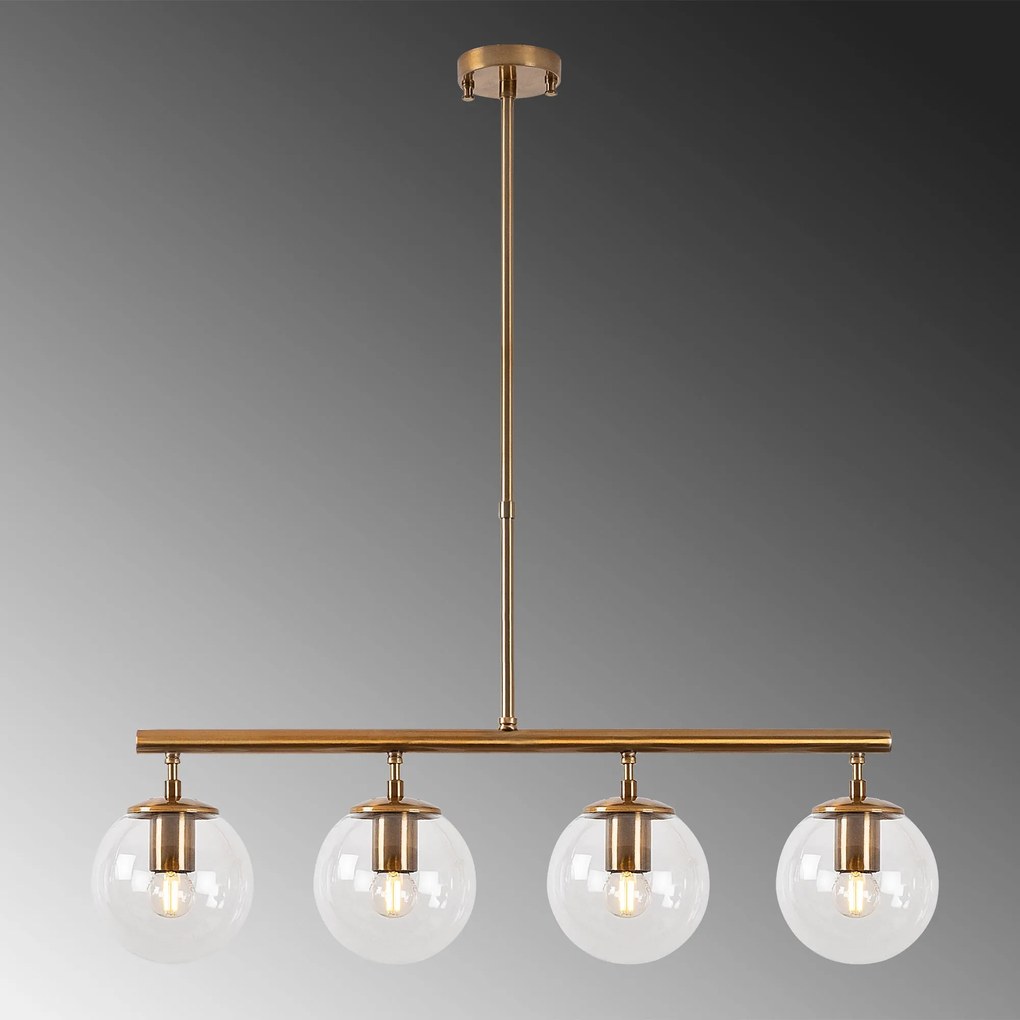 Chandelier Fazli – Vintage – 70 x 15 x 43-87 cm