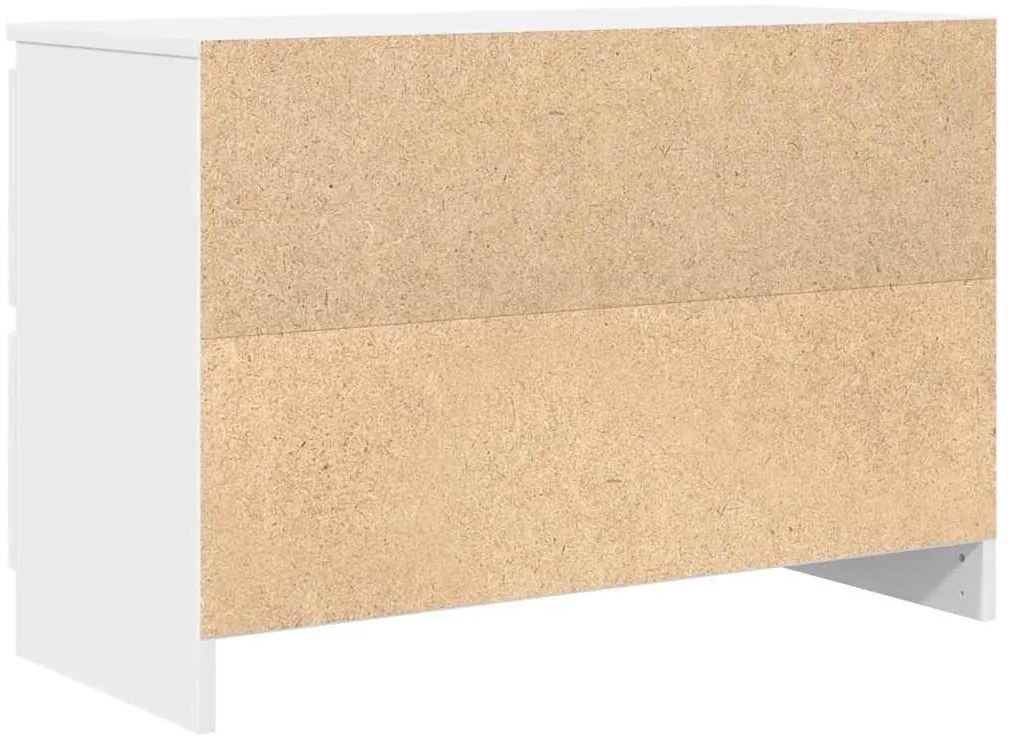 Móvel de TV 80x35x54 cm derivados de madeira branco