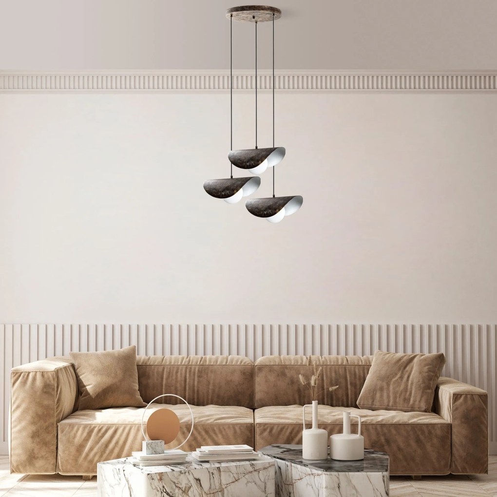 Candeeiro de Teto Vatoz – Cor Antiquation – Diâmetro 50 cm