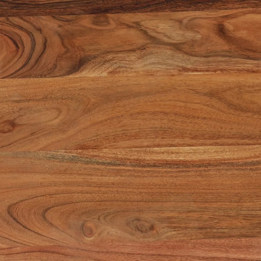 Mesa de centro em madeira maciça 88x50x38 cm