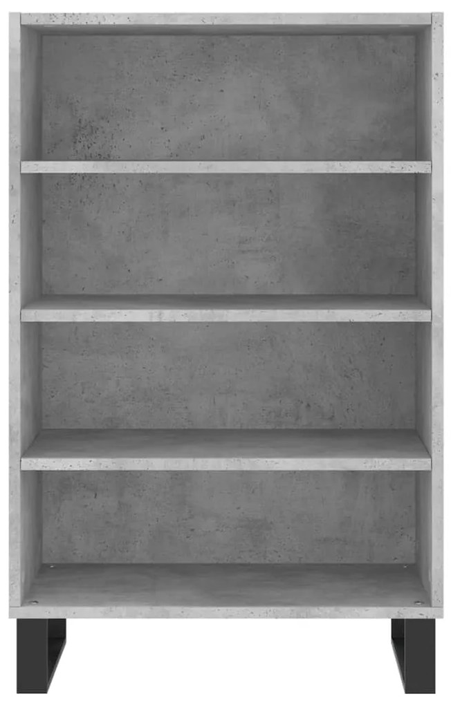 Armário alto 57x35x90 cm derivados de madeira cinzento cimento