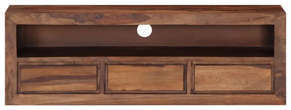 Móvel de TV 120x30x40 cm madeira acácia maciça