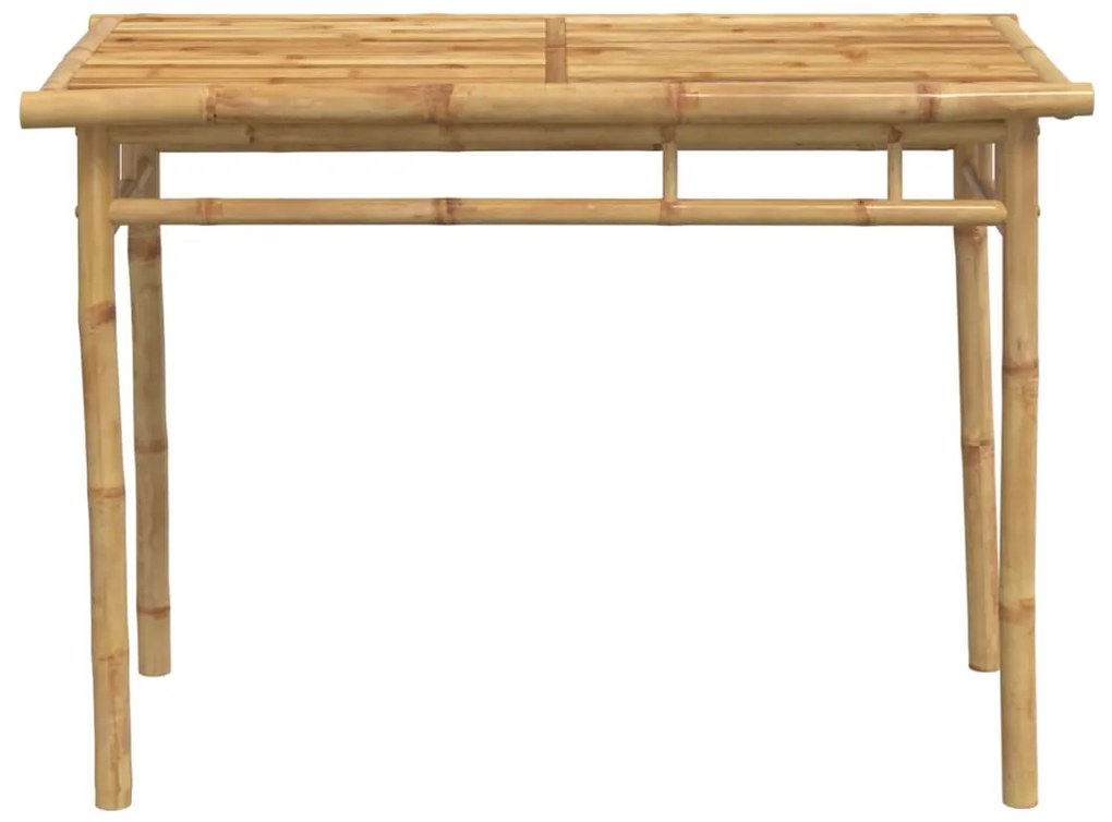 5 pcs conjunto de jantar para jardim bambu