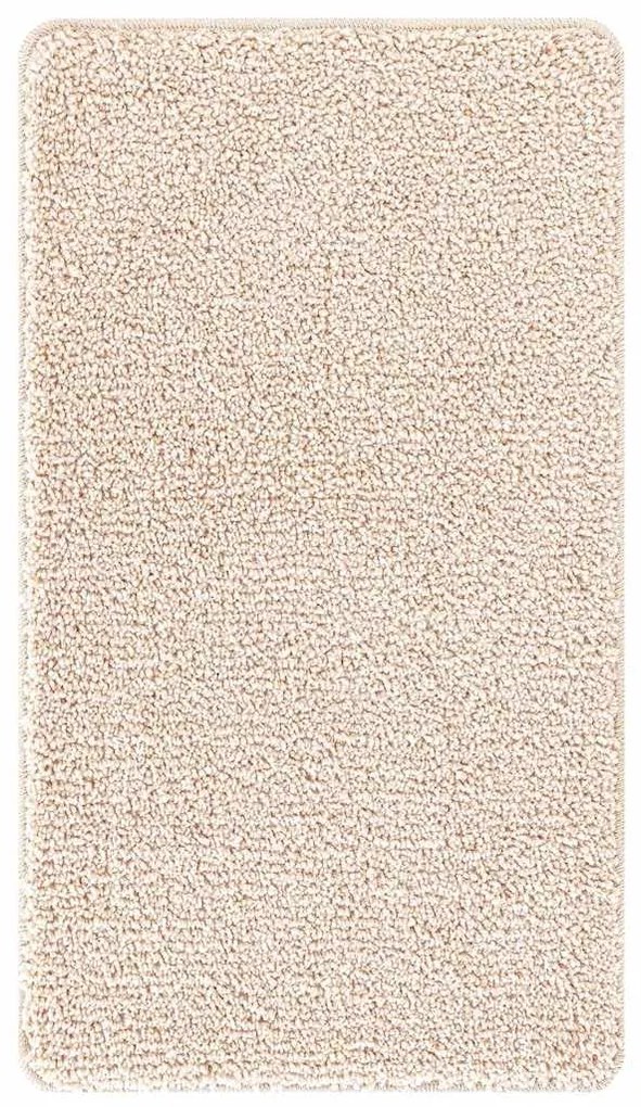 Tapete de Banho Retangular Creme 70x120 cm Polipropileno Antiderrapant