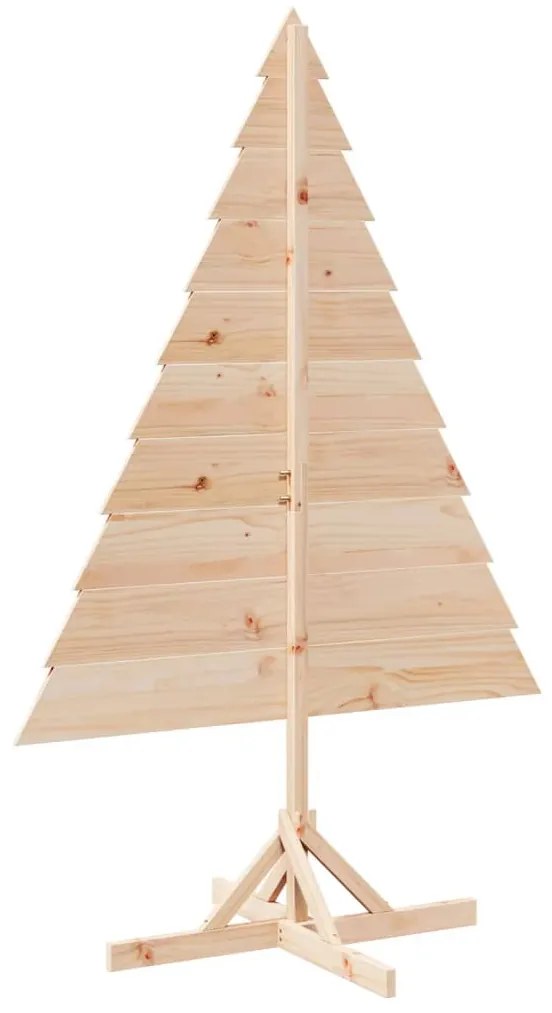 Árvore de Natal em madeira decorativa 180 cm madeira maciça