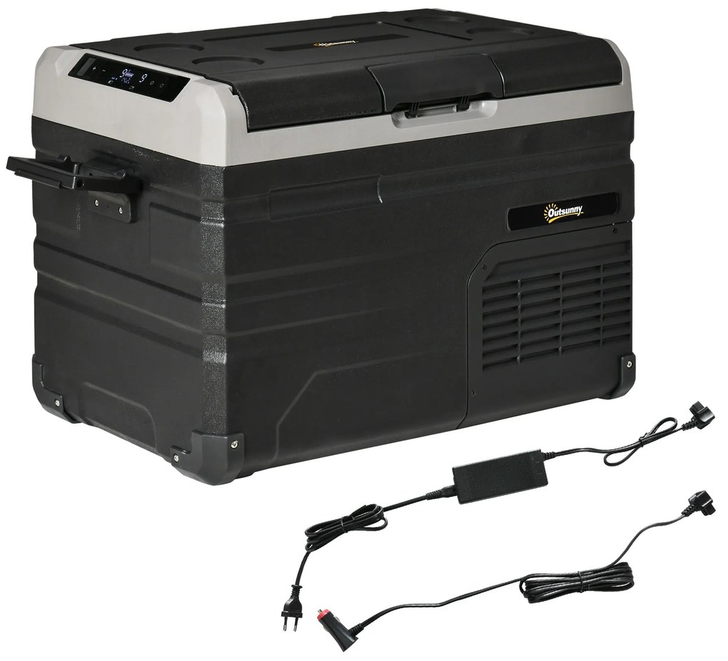 Geleira de Compressor Portátil – FrigoMobil 35L – Preto e Cinzento – 6