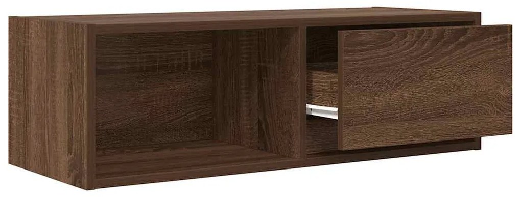 Móveis de TV 2pcs 80x31x25,5cm deriv. madeira carvalho castanho