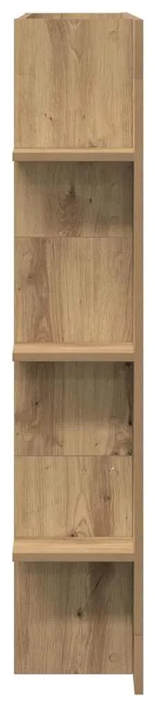 Armário de TV Wall-Mounted vidaXL Carvalho Artesanal 152x22x113 cm
