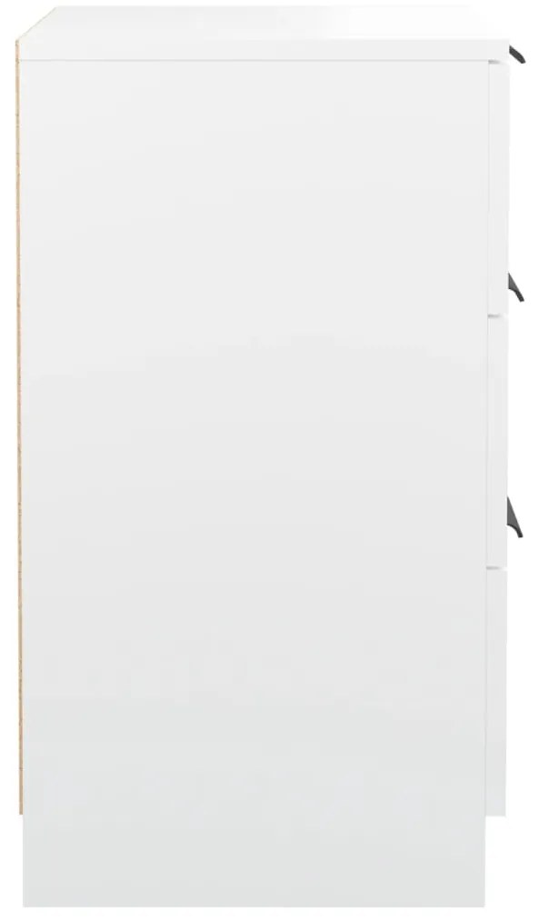 Mesas de cabeceira 2 pcs 40x36x65 cm branco