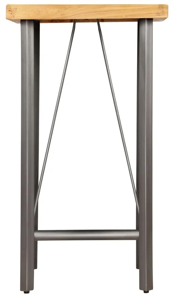 Conjunto de bar 3 pcs teca recuperada maciça