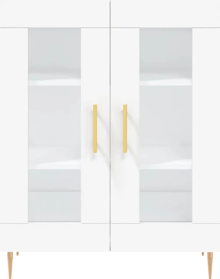 Armário alto 69,5x34x180 cm derivados de madeira branco