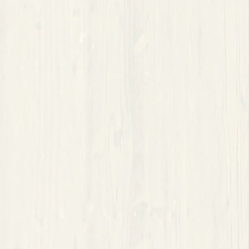 Mesa de cabeceira VIGO 42x35x42 cm pinho maciço branco