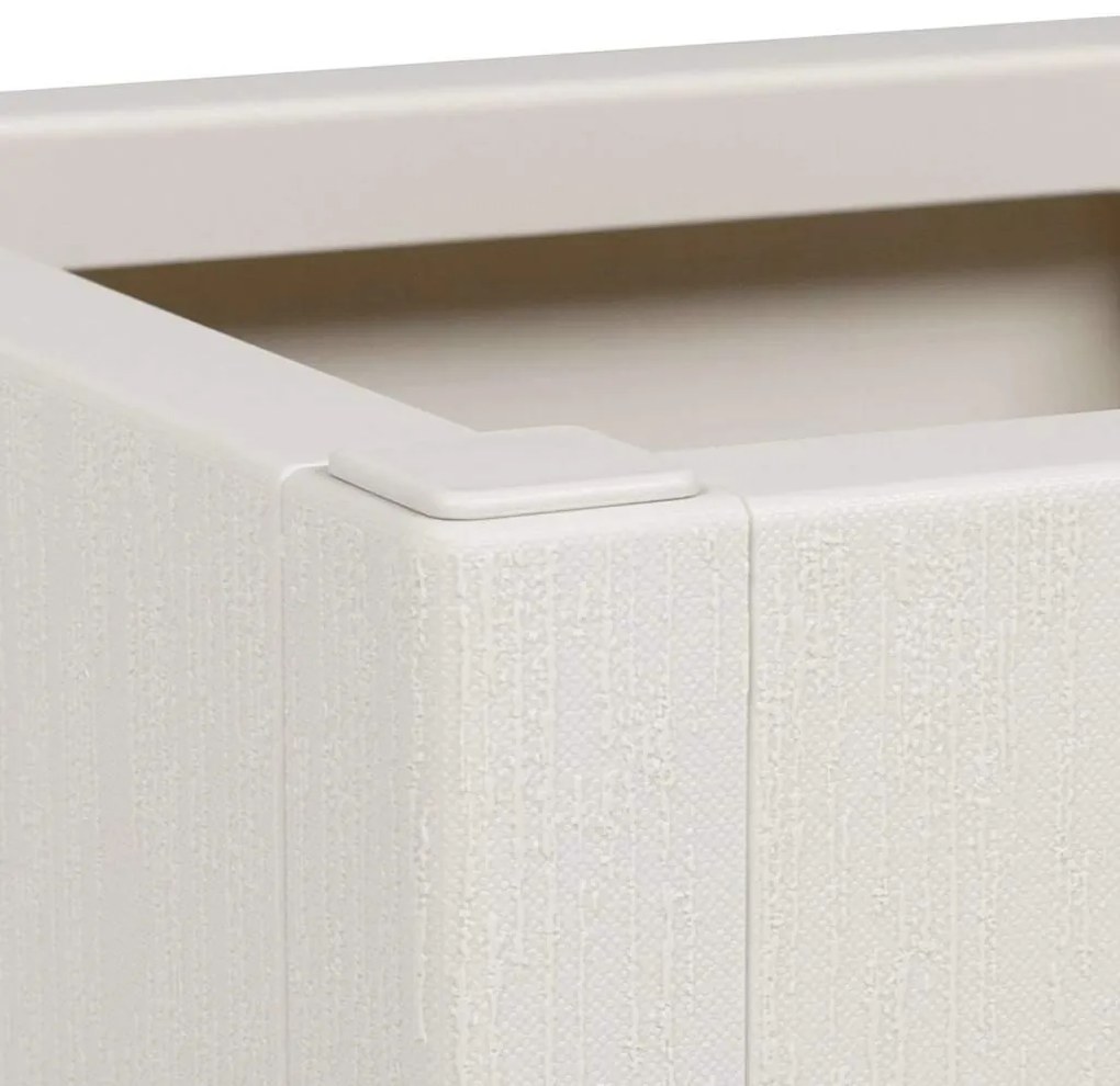 Plantador de Jardim Branco 36 x 36 x 35 cm em PP