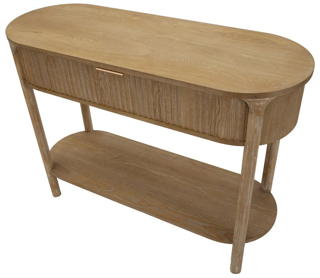 MESA CONSOLO GOTHENBURG 110X40X80 CM CASTANHO