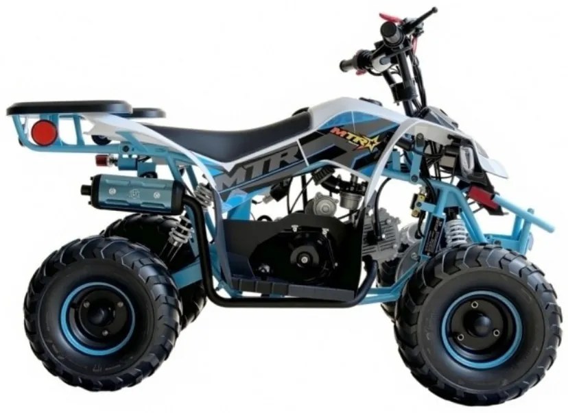 MINI MOTO 4 INFANTIL GASOLINA 125cc 6'' PREDATOR AZUL