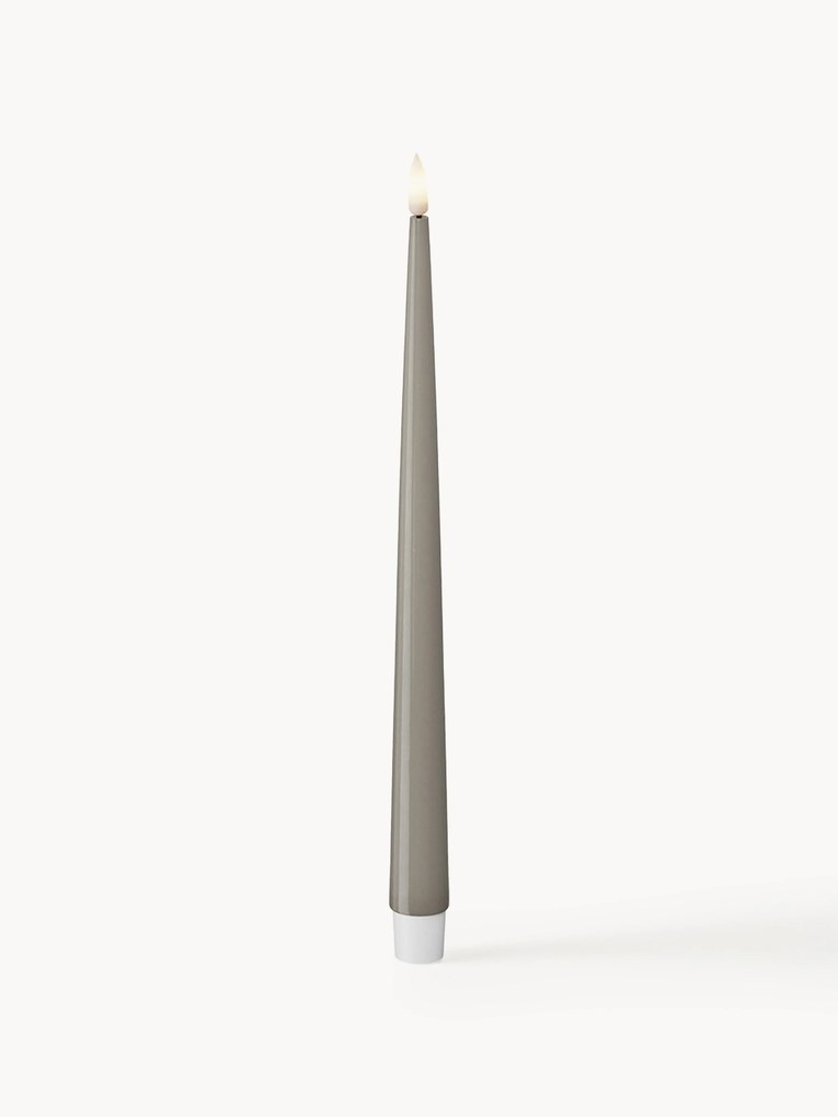 Velas LED artesanais Real Flame, Alt 28 cm, 2 uni.