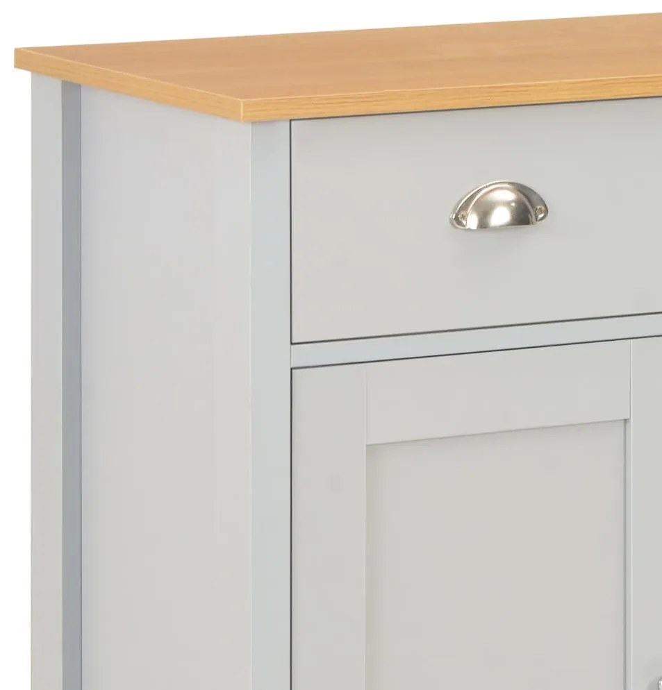 Aparador 79x35x81 cm cinzento