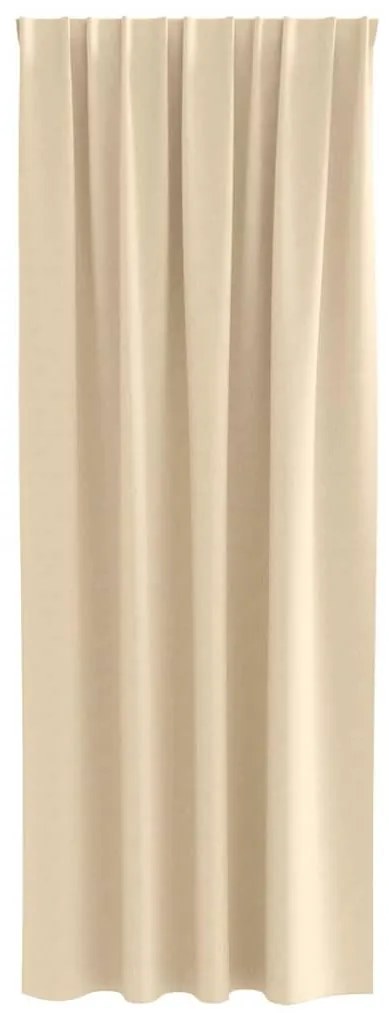 Cortinas com cortinas 2 pcs Creme 260 x 140 cm Poliéster