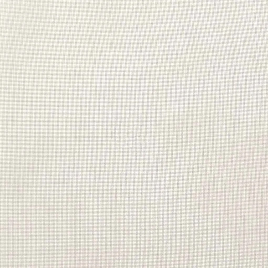 Cortinas de voile com aba 2 pcs creme