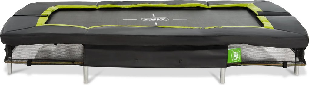 Trampolim desportivo retangular Silhouette 153 x 214 cm - preto