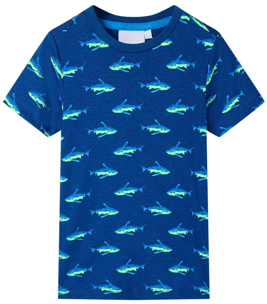 T-shirt para criança azul-escuro 116