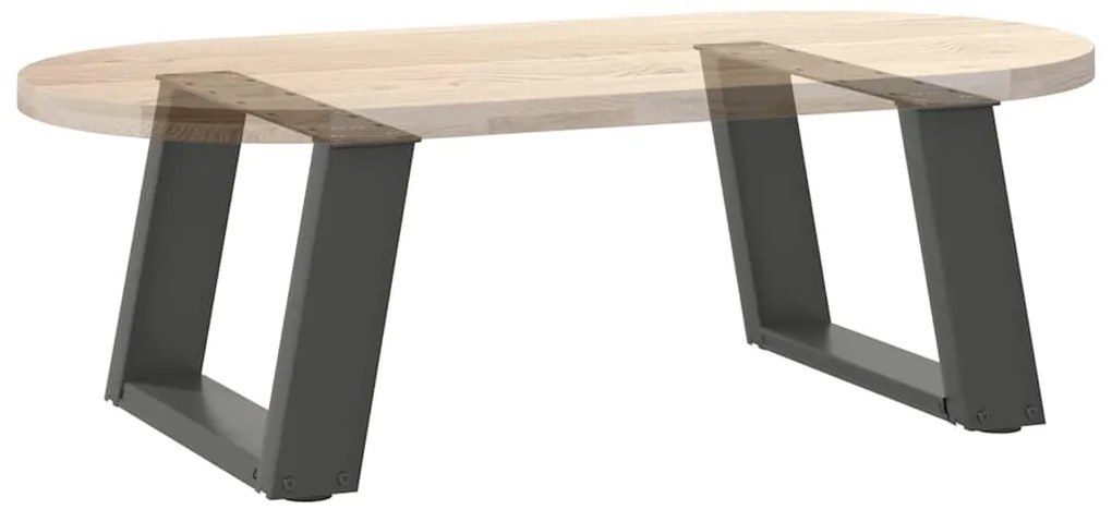 Pés para mesa de centro em forma de U, 2 peças, antracite, 50x(30-31)