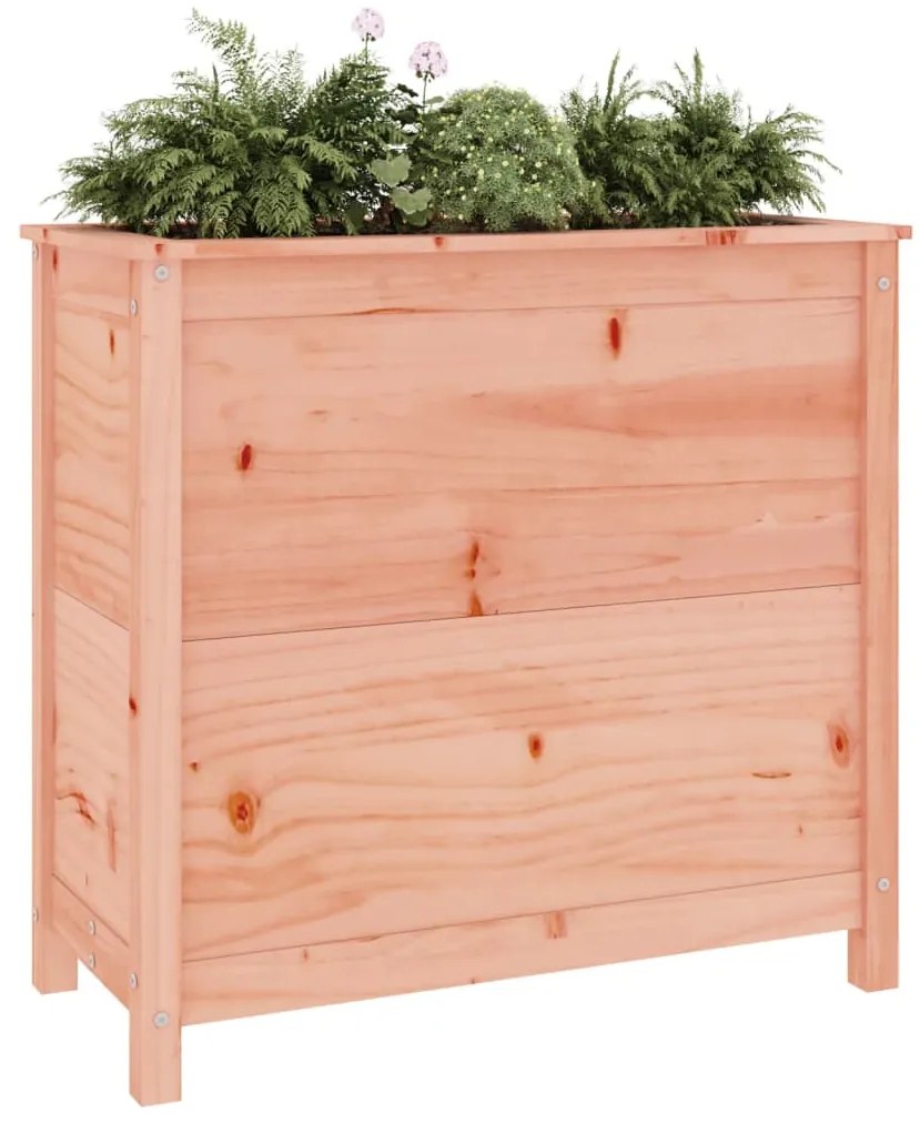 Vaso/floreira de jardim 82,5x40x78 cm madeira douglas maciça