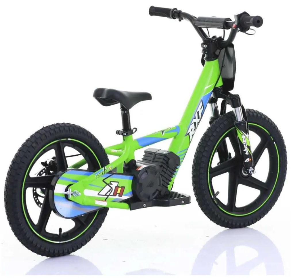 Bicicleta elétrica infantil 250W 16” pro Roan RXF Sedna Verde