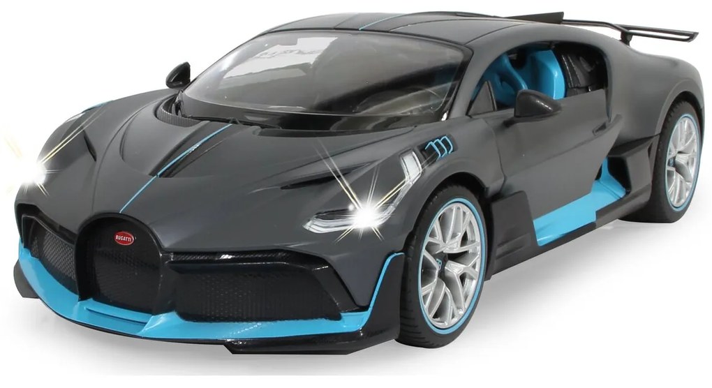 Carro Telecomandado Bugatti Divo 1:14 2,4GHz Door manual Cinzento