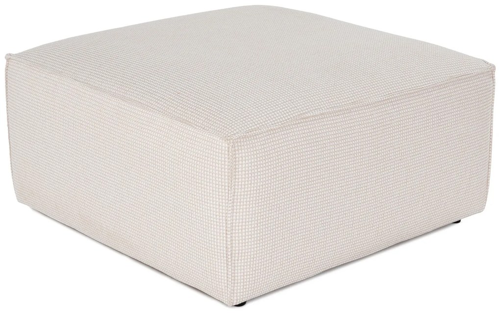 Pouffe Lora – Branco – 85x85x40 cm