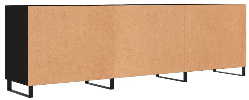 Móvel para TV 150x30x50 cm derivados de madeira preto