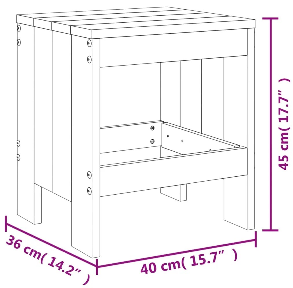 13 pcs conjunto de jantar para jardim pinho maciço branco