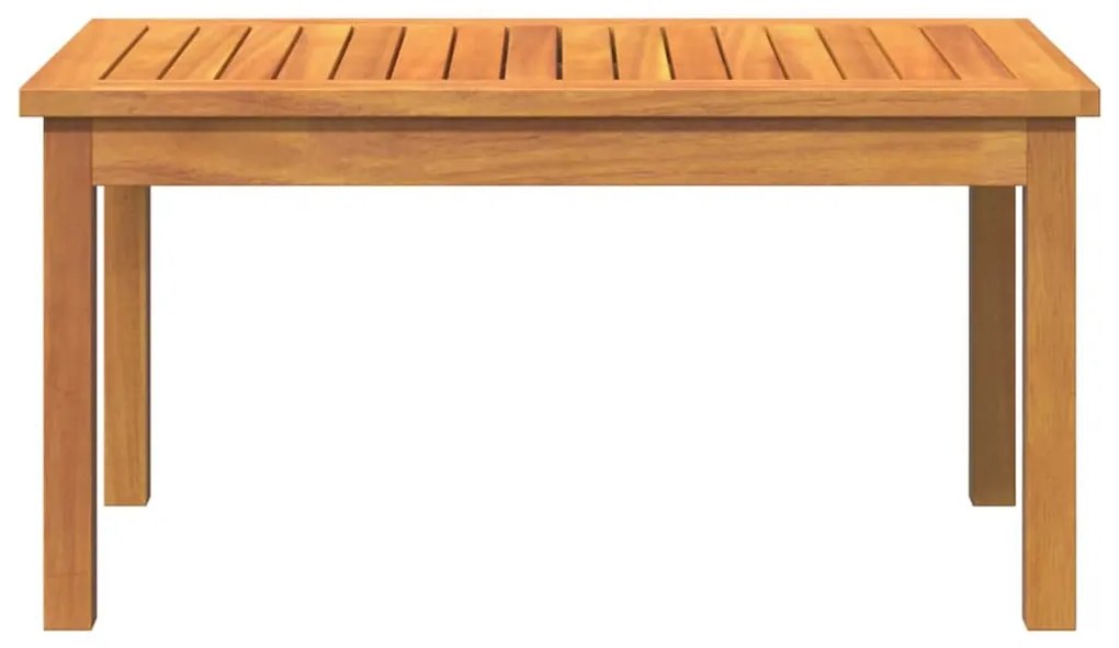 Mesa de Café vidaXL 75x40x38 cm Madeira de Acácia Sólida
