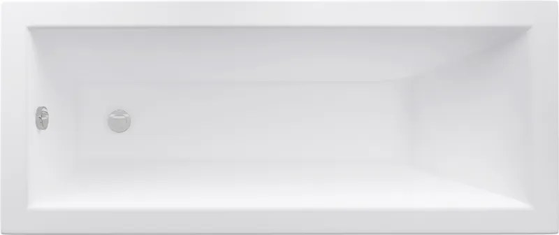 Mexen Cubik banheira retangular 120 x 70 cm, branca - 55031207000