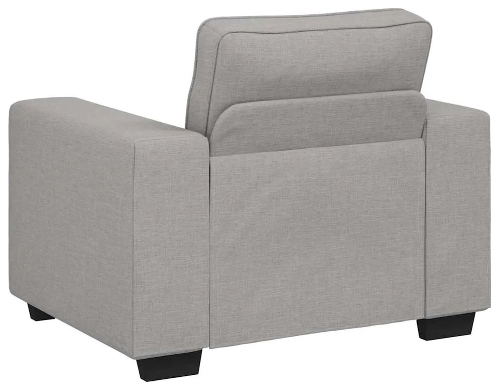 Poltrona 60 cm tecido cinzento nuvem