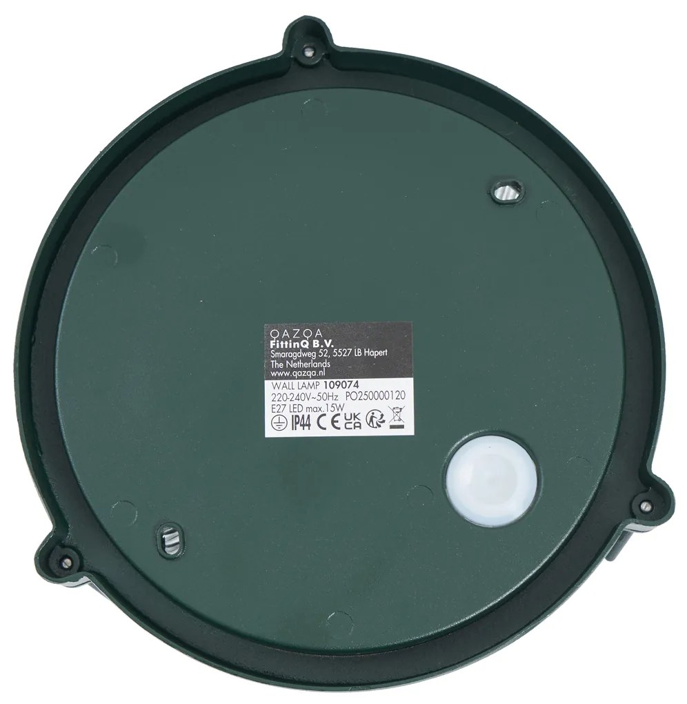 Candeeiro de Parede e Teto Exterior Verde Escuro Redondo IP44 - Noutica