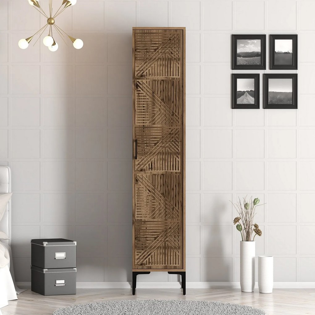 Guarda-Roupa Kumsal P – Nogueira – 40x47,5x201,4 cm