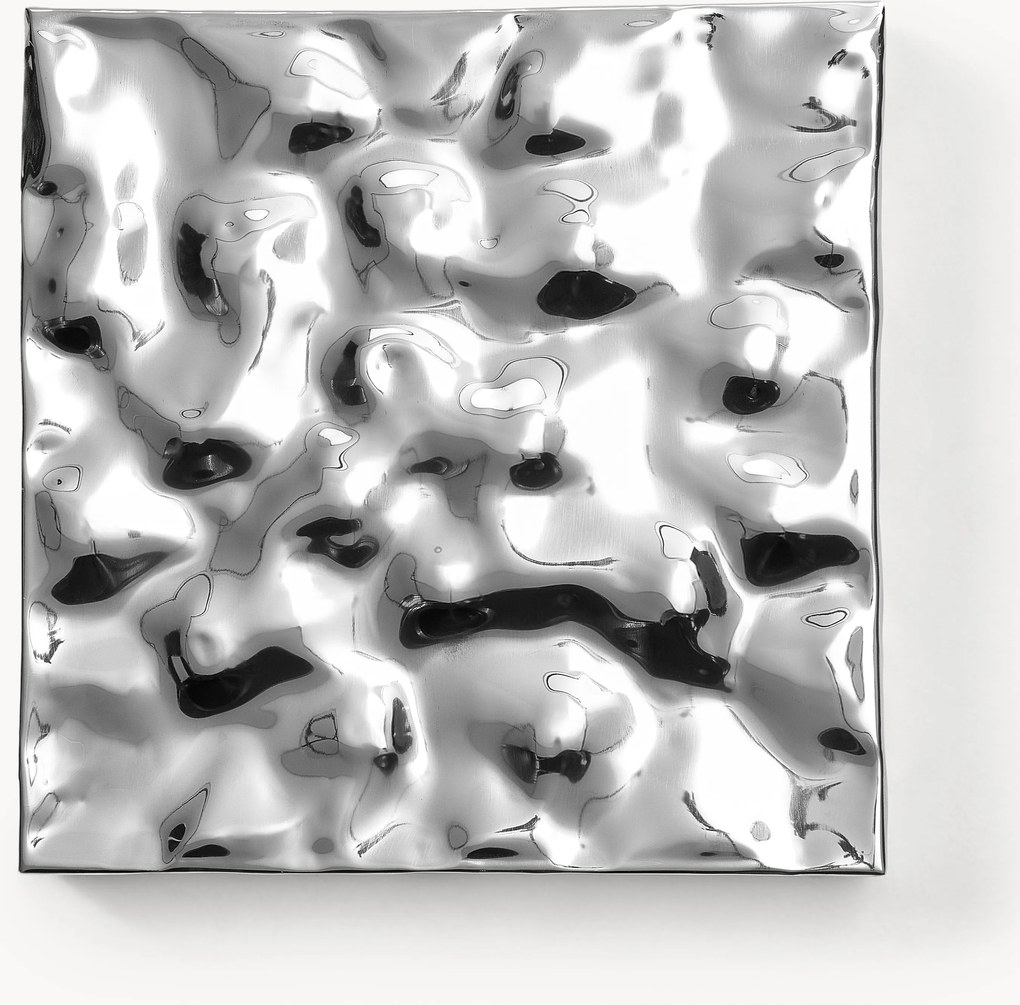 Objetos de parede com superfície martelada Splash, conjunto de 2