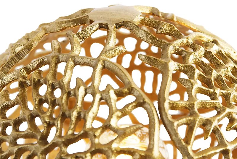 Candeeiro de mesa Art Déco tripé dourado - Maro