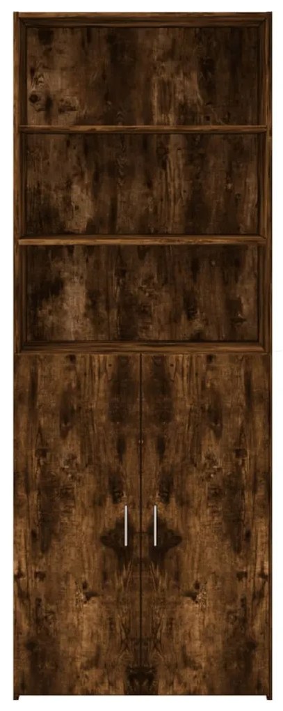 Armário alto 80x42,5x185 cm deriv. de madeira carvalho fumado