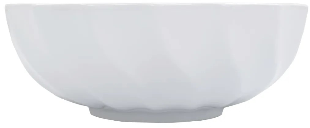 Lavatório 46x17 cm cerâmica branco