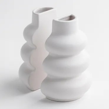 Crosby Suporte Para Livros Em Cerâmica Branco - Sklum