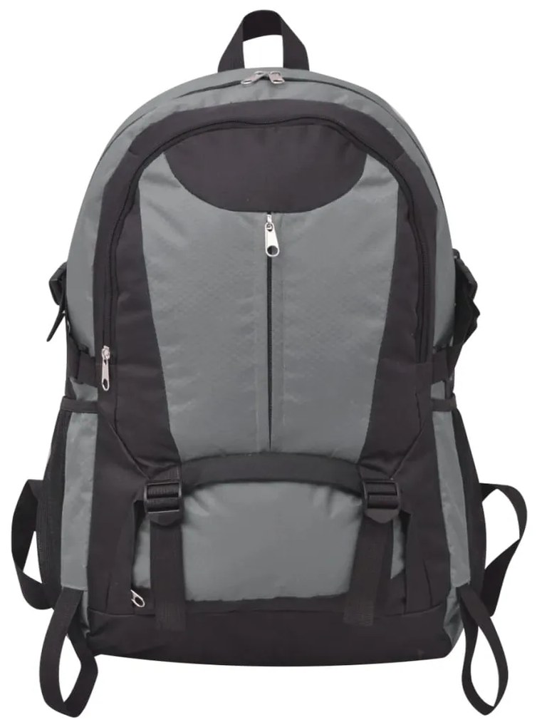 Mochila para caminhadas 40 L preto e cinzento