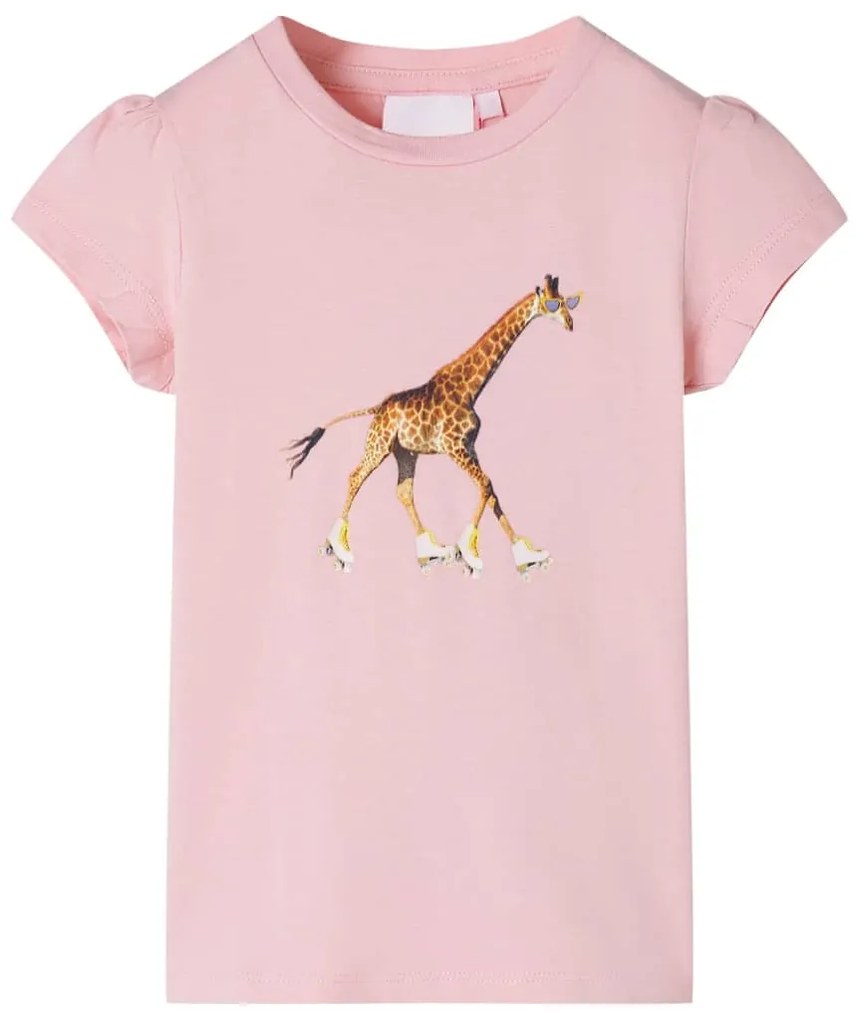 T-shirt de criança rosa-claro 116