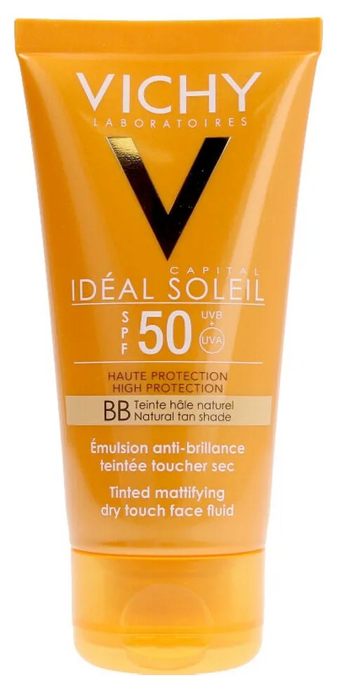 Protetor Solar Com Cor Vichy Idéal Soleil Natural Spf 50 50 ml