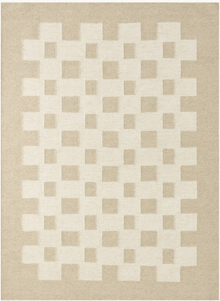 Tapete em lã artesanal de pelo curto Nashik