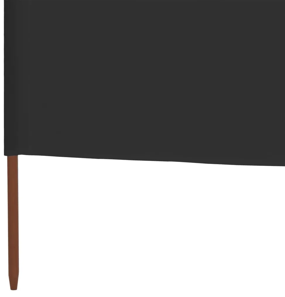 Para-vento com 3 painéis em tecido 400x120 cm antracite