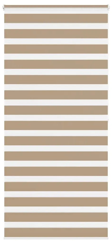 vidaXL Cortina de zebra 110x200 cm largura do tecido 105,9cm poliéster
